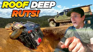 MONSTER Rock Steps makes Jesse shake on camera - Budget Built 4WDs pushed past their limit!