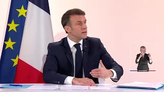 🔴 Edition spéciale Conférence de presse d'Emmanuel Macron 16.01.24  (LCP/Public Sénat)