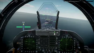 DCS World - F-18 Carrier Landing Practice