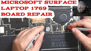 Microsoft Surface Laptop 1769 logic board repair - No power - ISL9237HRZ replacement