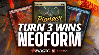 MTG Pioneer Neoform featuring Invoke Calamity from Kamigawa: Neon Dynasty | NEO Magic: The Gathering