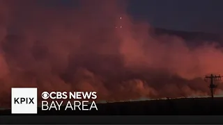 Massive Corral Fire tops 10,000 acres as it's fanned by 40 mph winds