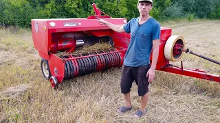 Притягнули на шнуркові трактор з прессом❗❗ Останнє відео з прессом❗❗ Поломали Т-25