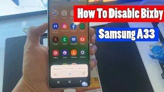 Samsung Galaxy A33: How to Disable Bixby from the Power Menu