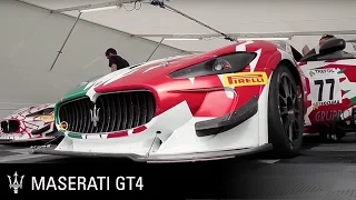 Maserati racing at Competition102 GT4 European Series 2016. Monza