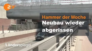 Teurer Planungsmurks in Hamburg | Hammer der Woche vom 03.04.21 | ZDF