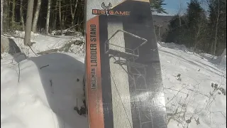 Big Game 2 Man Ladder Stand Review, Unboxing, Assembly, and Install