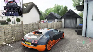 1400+ BHP Bugatti Veyron SS - Forza Horizon 4 | Thrustmaster T300RS gameplay