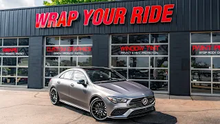 Wrap or Paint?! Mercedes CLA 35!