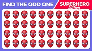 Find the ODD Emoji Out -  Superhero  Edition | Superhero Quiz