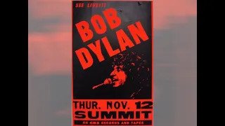 Bob Dylan - Houston 12 november 1981 -  SOUNDBOARD