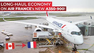 BRUTALLY HONEST | Economy Class on Air France's AIRBUS A350-900 from Toronto to Paris CDG!