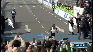 Helen Obiri from Kenya won  Istanbul, Turkey half marathon