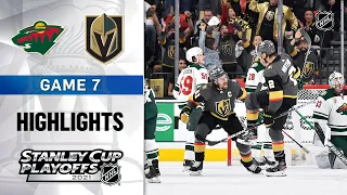 First Round, Gm 7: Wild @ Golden Knights 5/28/21 | NHL Highlights