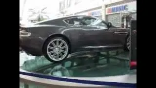 Aston Martin DBS presents in Shoping centre Olympia