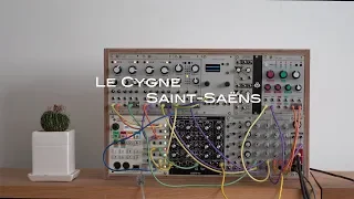 [4K]Saint-Saens : The Swan (Le Cygne) - Carnival of the Animals on Modular Synthesizer