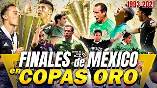 TODAS las FINALES de COPA ORO que ha GANADO y PERDIDO la Selección Mexicana (1993-2021)