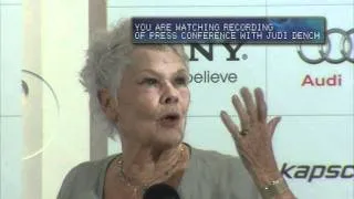 Tisková konference s Judi Dench / Press conference with Judi Dench