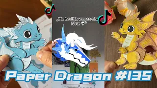 Dragon Puppet Crafts - Paper Dragon TikTok Compilation #135