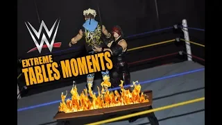 EXTREME WWE TABLES MOMENTS!