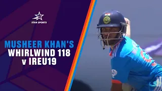 Musheer Khan Smashes India's 1st Century at 2024 U19 World Cup