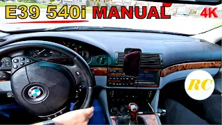 2000 BMW 540i Manual – POV Test Drive and Exhaust | 4K60