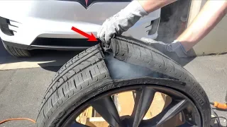 What's inside a Tesla Tire?