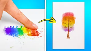 Simple & Fun Art Ideas, Cool Painting Tips & Tricks And Easy Drawing Hacks