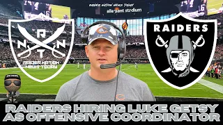 Raiders Hire Luke Getsy for Offensive Coordinator