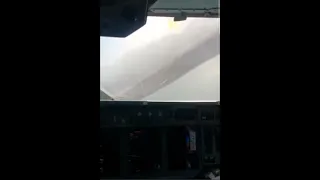 Russian Beriev Be-200 video from the cockpit putting out a fire in the docks in Turkey