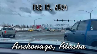 (02-19-24) Anchorage, Alaska. On our way home from Fred Meyer, Dimond