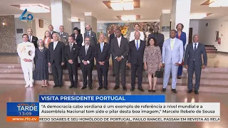 "Marcelo Rebelo de Sousa elogia democracia cabo-verdiana e destaca papel da Assembleia Nacional."