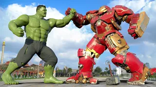 Hulk vs Iron Man - Fight Scene - Avengers #2024 - All Action Battle Movie Clip [HD]