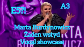 Marta Burdynowicz - Żaden wstyd [A3-E5] Vocal showcase