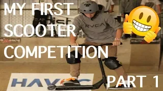 My first Scooter competition part 1