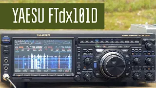 Yaesu FTdx101D Работа трансивера в полях. Приём разных сигналов. Радиосвязь. Радиолюбители.