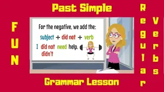 Past Simple | Grammar Lesson | Regular Verbs