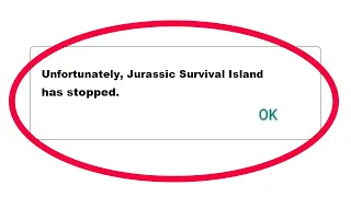 How To Fix Unfortunately Jurassic Survival Island Has Stopped Error in Android & Ios Mobile Phone