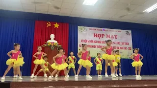 Aerobic mầm non-Bài ca tôm cá - Mn Tân Hương (20/11/2022)