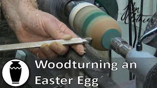 Woodturning An Easter Egg -  Collaboration with Highland Boxes