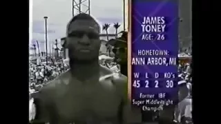 James Toney  Vs. Anthony Hembrick 4/30/1995 Fight #50