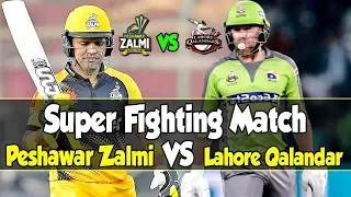 Super Fighting Match | Lahore Qalandars vs Peshawar Zalmi | PSL 5 | Sports Central|MB2