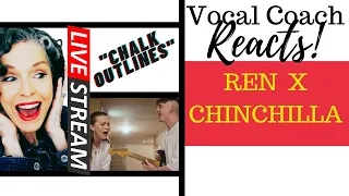 LIVE REACTION Ren X Chinchilla "Chalk Outlines" Live | VOCAL COACH REACTS & DECONSTRUCTS