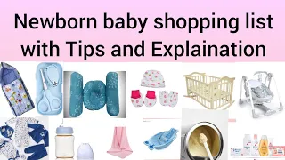 Baby shopping list // Newborn baby essentials // things to buy for newborn