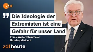 Rechtsextremismus: Steinmeier über gesellschaftlichen Zusammenhalt