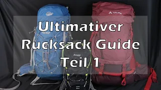 Den PERFEKTEN RUCKSACK finden! - Alle Features erklärt! | AlpenAcademy