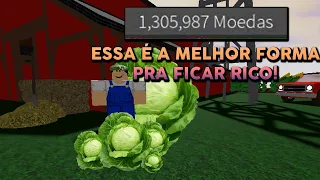 Roblox - Farming and Friends - Como ganhar MUITO DINHEIRO vendendo SOMENTE REPOLHO!