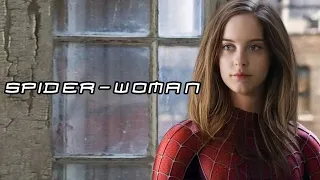 Spider-Man but genders are reversed