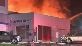 Fire Rips Through Chevy Dealership In Plymouth Township