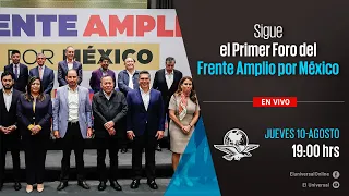 Primer debate de aspirantes del Frente Amplio por México